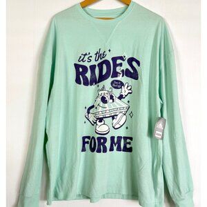 Walt Disney World Parks mens size XL pullover Space Mountain "Rides for me" l/s